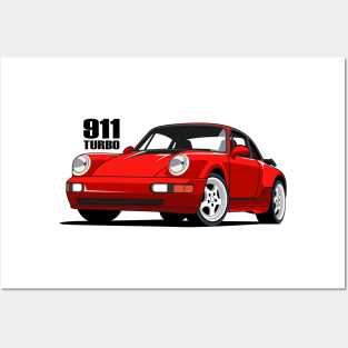 911 Turbo Classic Cars Posters and Art